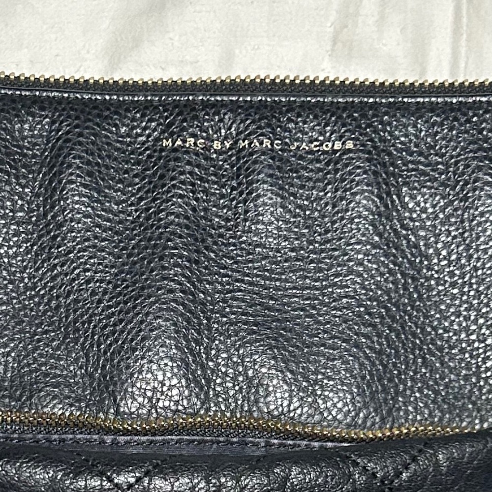 Marc by Marc Jacobs Tread lightly Quilted Black Leather Hobo Bag